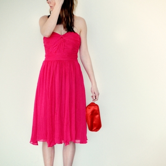 H&M chiffon strapless midi dress - Picture 13 of 13